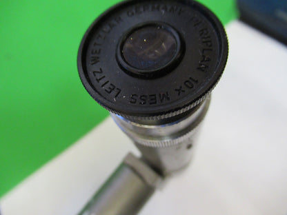 RARE ERNST LEITZ WETZLAR 10X LENS DEVICE MICROSCOPE PART PICTURED S1-B-59