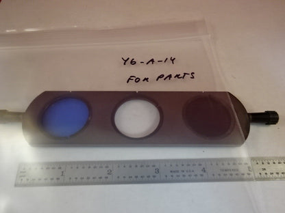 Microscope Reichert Austria Zetopan Filter Slide Optics AS IS