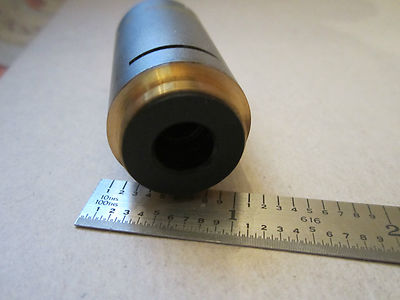 MICROSCOPE PART OPTICS OBJECTIVE 10X PLAN 10PH AS IS  BIN#RED