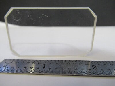 OPTICAL TRUNCATED GLASS BK7 WINDOW OPTICS AS PICTURED &W2-B-18