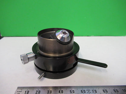 ZEISS GERMANY POLARIZER POL CONDENSER + IRIS MICROSCOPE PART AS PICTURED X9-B-23
