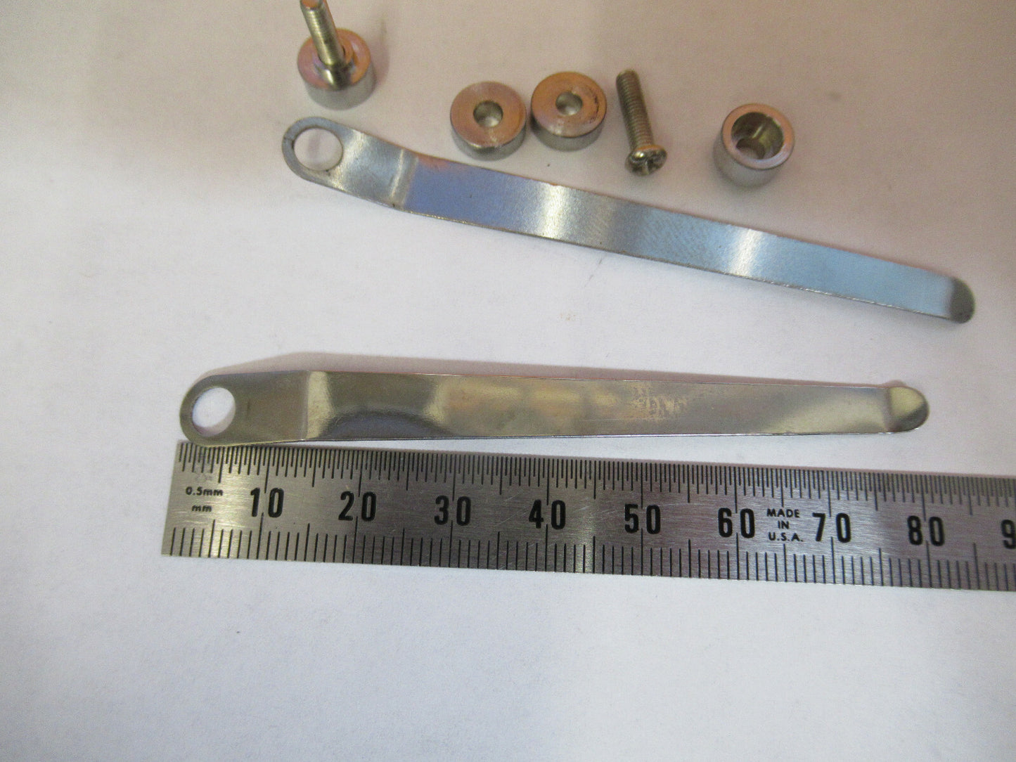 GENERIC STEREO PAIR CLIPS MICROSCOPE PART AS PICTURED &P9-A-09