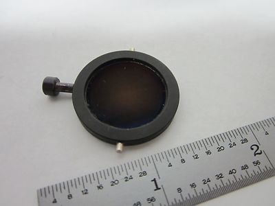 OPTICAL MICROSCOPE POLARIZER [burnt out]  OPTICS AS IS BIN#R8-47