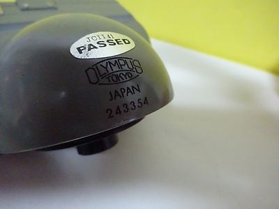 MICROSCOPE PART OLYMPUS HEAD OPTICS AS IS BIN#X1-42