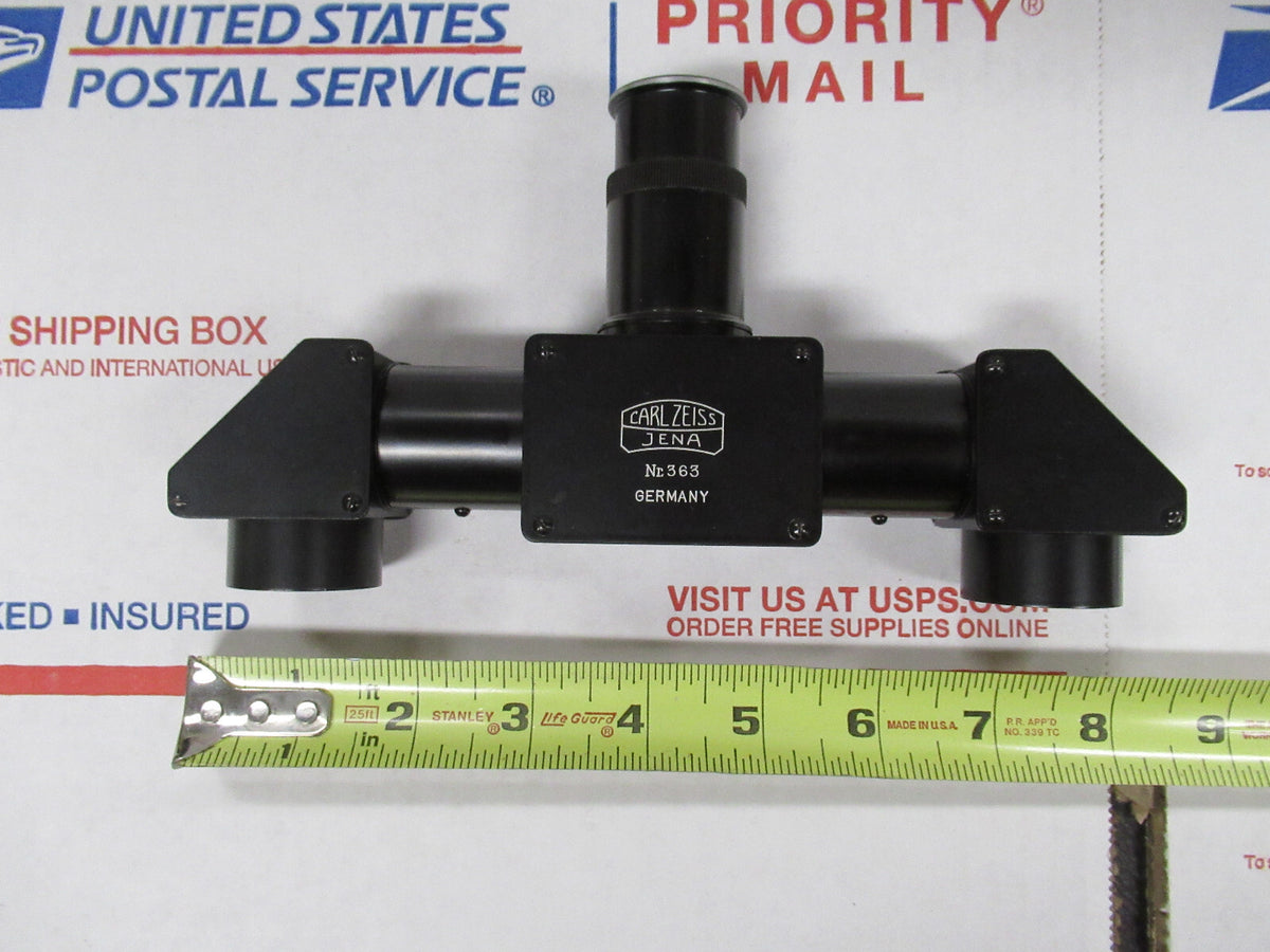 CARL ZEISS COMPARISON HEAD VINTAGE OPTICS MICROSCOPE PART AS PICTURED 99-FT-99