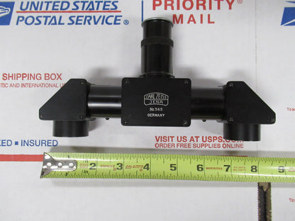 CARL ZEISS COMPARISON HEAD VINTAGE OPTICS MICROSCOPE PART AS PICTURED 99-FT-99