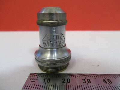 Ernst Leitz Objective "3" Microscope Part