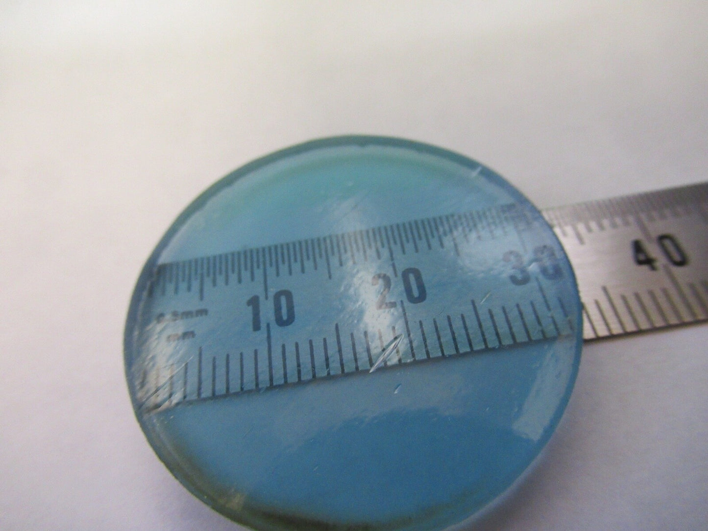 ANTIQUE BAUSCH LOMB GLASS FILTER HEAT ABSORB MICROSCOPE PART AS PICTURED G5-A-44