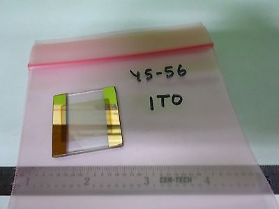 OPTICAL CELL CONDUCTIVE ITO ELECTRODE SPECTRAL LASER OPTICS AS IS BIN#Y5-56