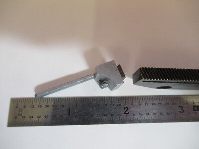 LOT CLIP + BRASS GEAR ANTIQUE MICROSCOPE PART AS PICTURED &1E-C-81