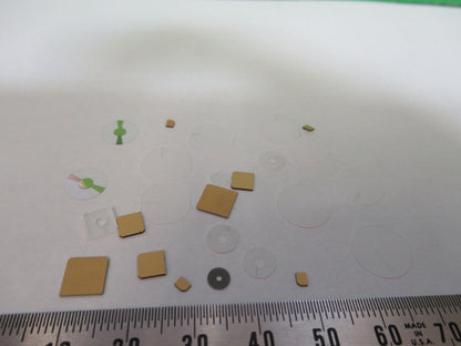 Lot Blanks Piezoelectric Quartz Crystal X-y-cut Gold Coated Piezo Sensor
