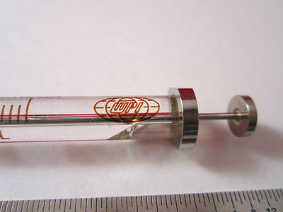 Wpi Glass Syringe 0.1 ml Gas Chromatography [cracked at the end plunger]