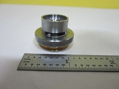 MIKROSKOPTEIL OBJEKTIV LEITZ DEUTSCHLAND IRIS OPTICS AS IS BIN#U1-09