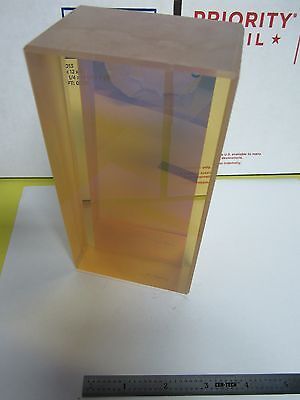 HUGE THICK AMAZING OPTICAL ZERODUR COATED DICHROIC MIRROR LASER OPTICS BIN#Q1-44