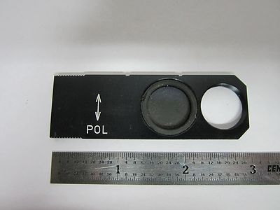 Microscope Part Polarizer Slide Germany Pol Optics