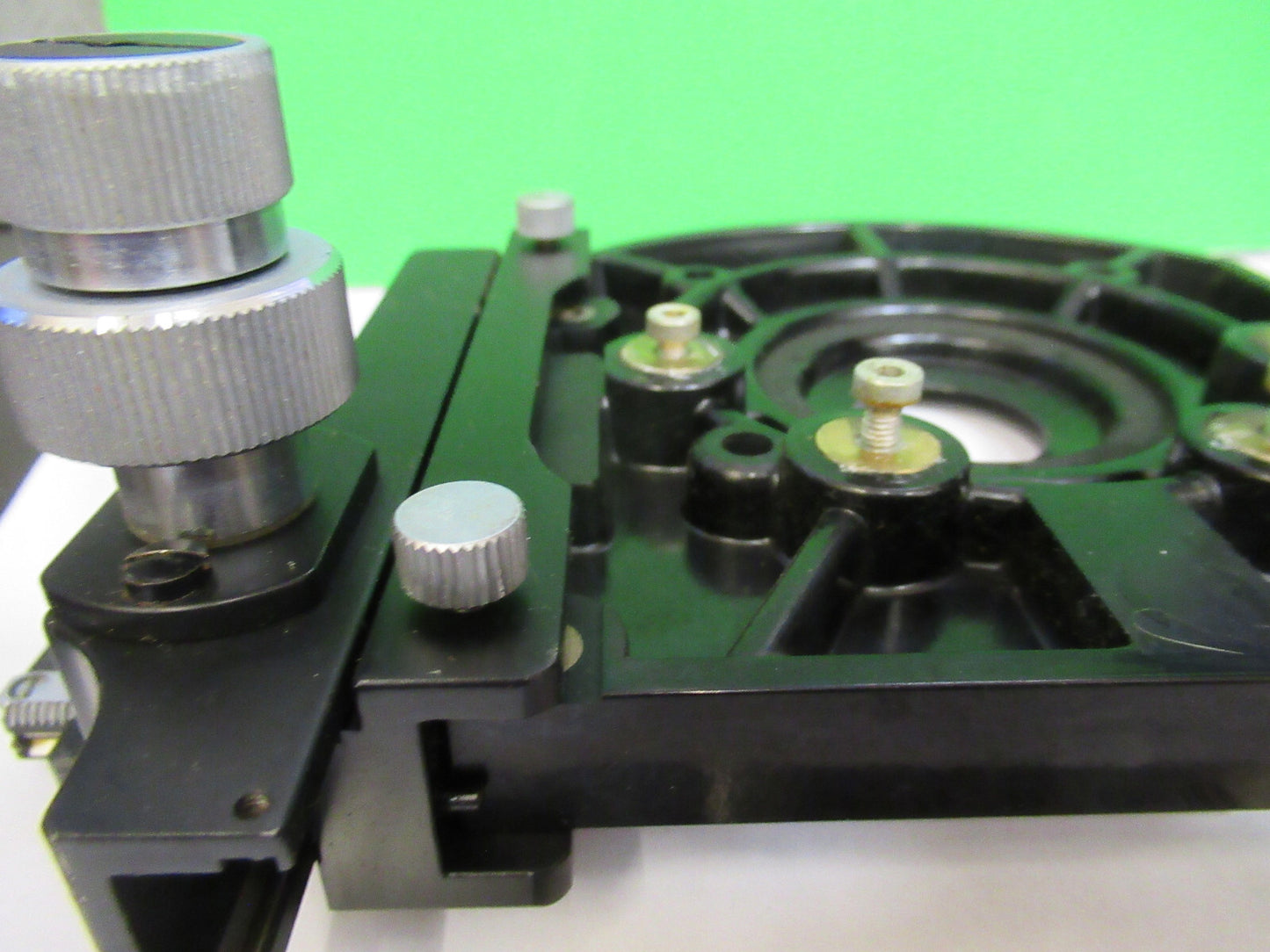 CARL ZEISS GERMANY XY STAGE TABLE MICROSCOPE PART AS PICTURED &G2-A-134