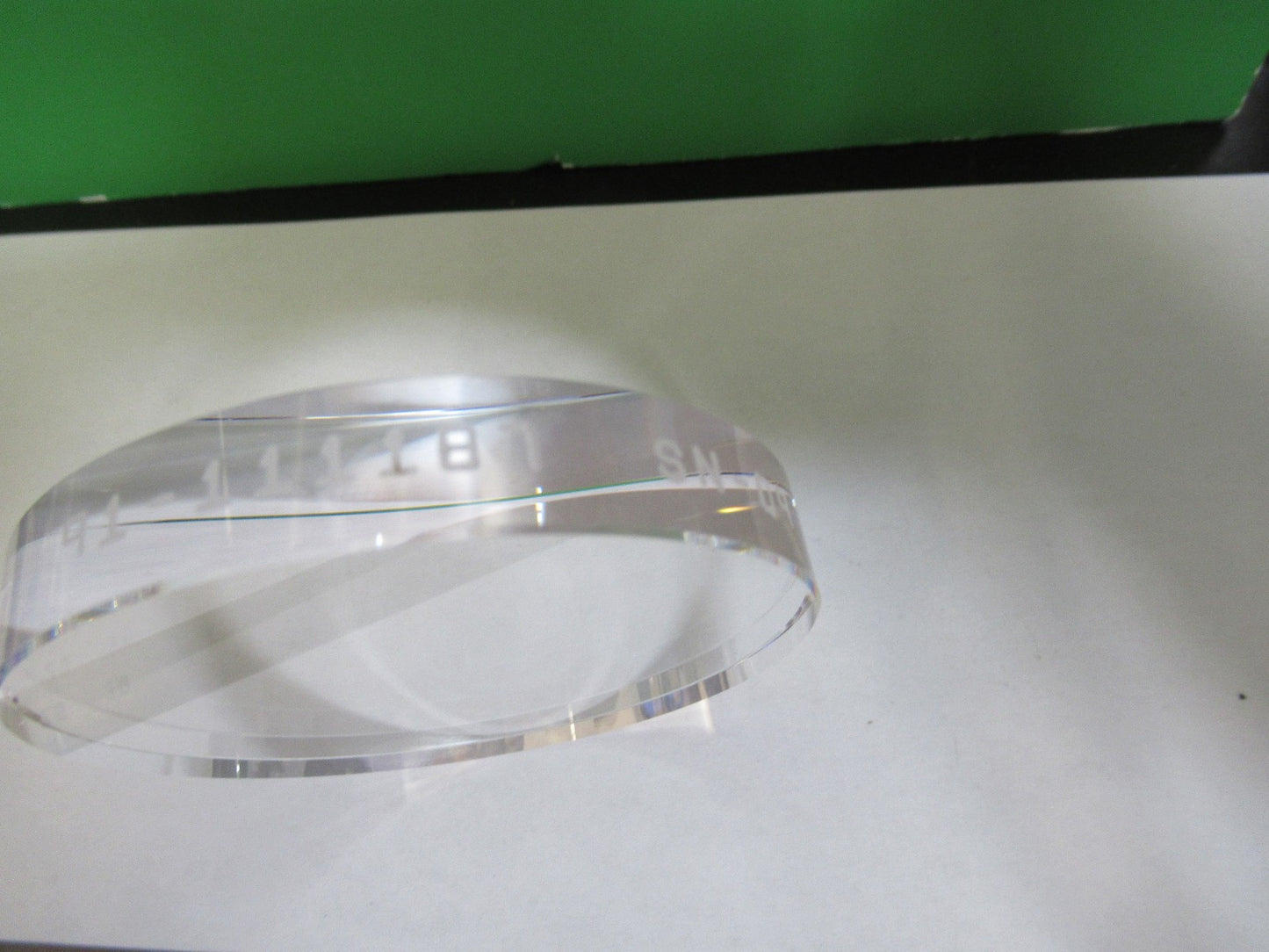 OPTICAL FLAT UNCOATED FUSED SILICA PRO ZYGO LASER OPTICS AS PICTURED 98-A-06