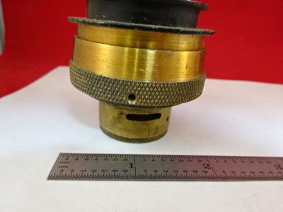 Vintage Antique Brass Optical Lens Collimator Optics B