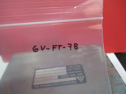 FEI QUARTZ OSCILLATOR FE2204A FREQUENCY STANDARD FEI 5 MHz AS PICTURED 6V-FT-78
