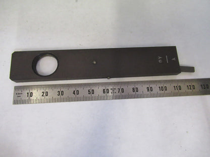 AUS JENA GERMANY LAMBDA SLIDE POLARIZER MICROSCOPE PART AS PICTURED V8-B-05