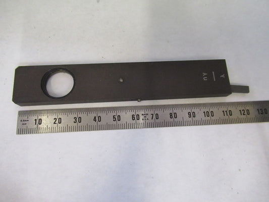 AUS JENA GERMANY LAMBDA SLIDE POLARIZER MICROSCOPE PART AS PICTURED V8-B-05