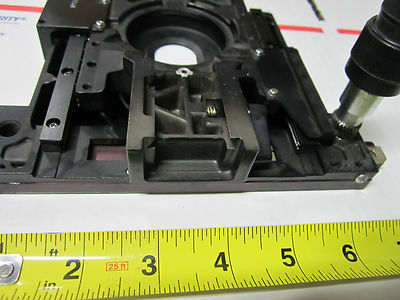 MICROSCOPE PART OLYMPUS JAPAN STAGE MICROMETER AS IS BIN#33