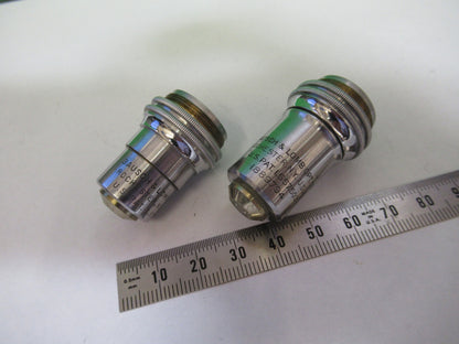 LOT OBJECTIVES LENSES VINTAGE BAUSCH LOMB MICROSCOPE PART AS PICTURED &S9-B-57