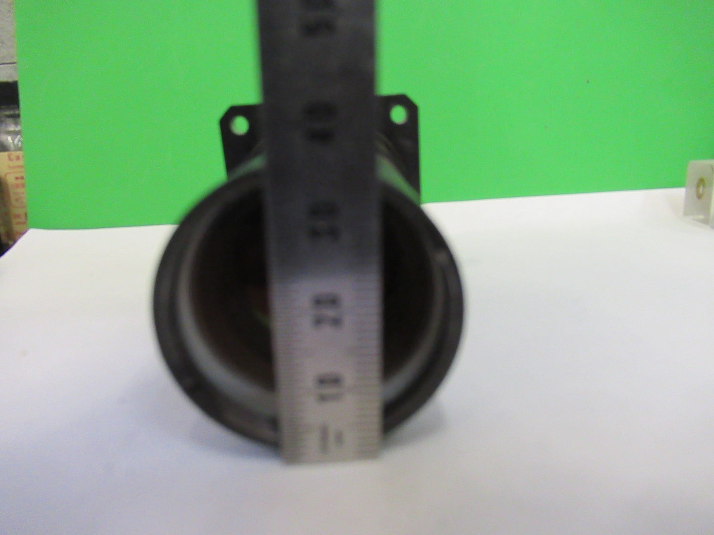 AUS JENA GERMANY LARGE LENS ASSEMBLY OPTICS MICROSCOPE PART AS PICTURED T2-A-54