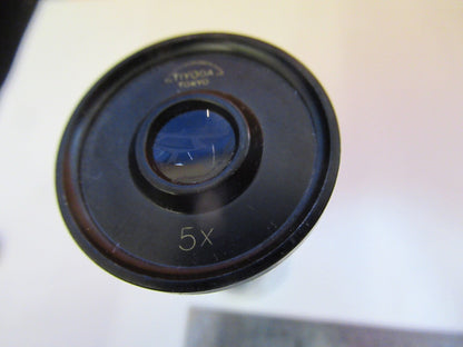 TIYODA TOKYO JAPAN EYEPIECE 5X OPTICS MICROSCOPE PART AS PICTURED &A4-A-39