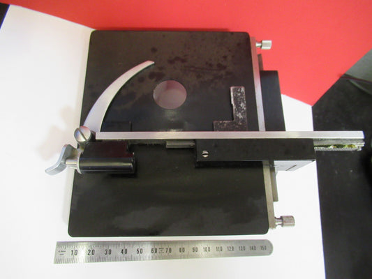 Bausch & Lomb Xy Stage Table Micrometer Microscope Part