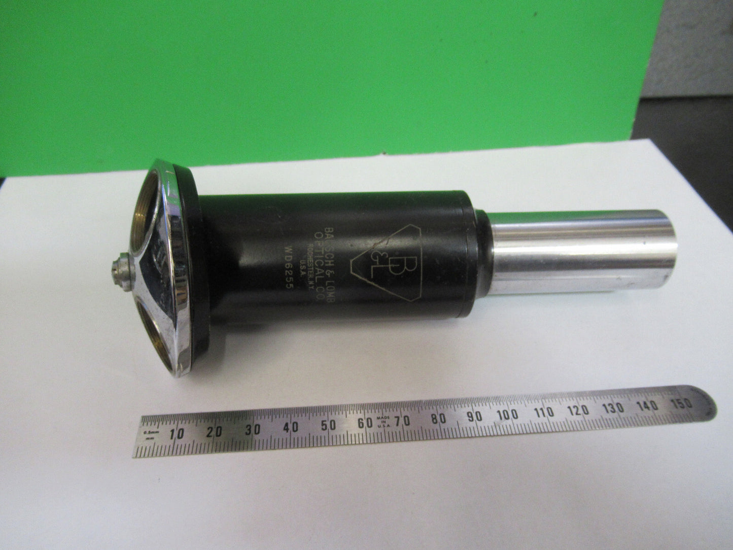 Vintage Bausch & Lomb Tubus + Nosepiece Microscope Part