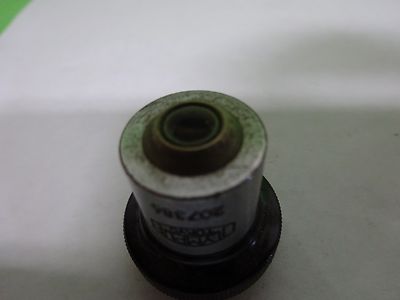 FOR PARTS MICROSCOPE PART OBJECTIVE OLYMPUS M10 [dirty] OPTICS AS IS BIN#Y6-E-12