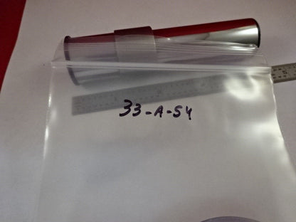 LARGE LONG 3X PROJECTION EYEPIECE LENS MICROSCOPE PART OPTICS AS IS &33-A-54