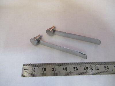 Pair of Clips Stage Microscope Part