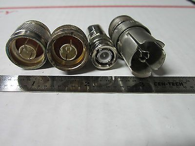 LOS 4 EA HF-ANSCHLUSSADAPTER N BNC-ABSCHLUSS &amp; VERGOLDETE sku#4V