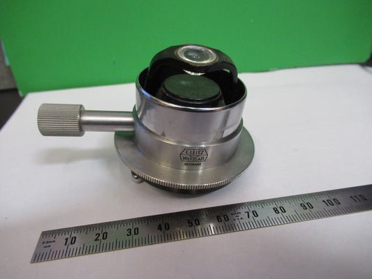 Ernst Leitz Wetzlar Germany Condenser + Iris Microscope Part