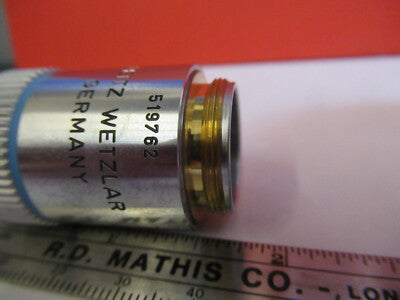 LEITZ WETZLAR 519762 OBJECTIVE EF 40X /160  MICROSCOPE PART AS PICTURED &B1-B-91