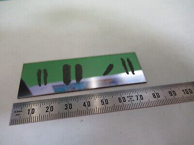 GLASS SLIDE COATED GERMANIUM THIN FILM 9,000 ANGSTROMS  AS PICTURED Z1-A-10