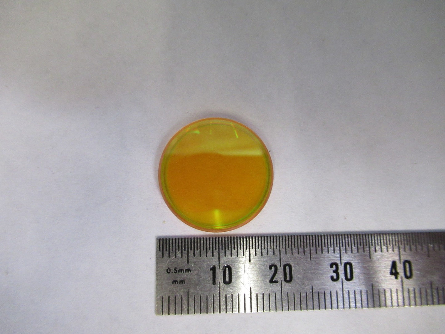 OPTICAL ZnSe ZINC SELENIDE INFRARED LENS PL-CX IR OPTICS AS PICTURED U8-A-76