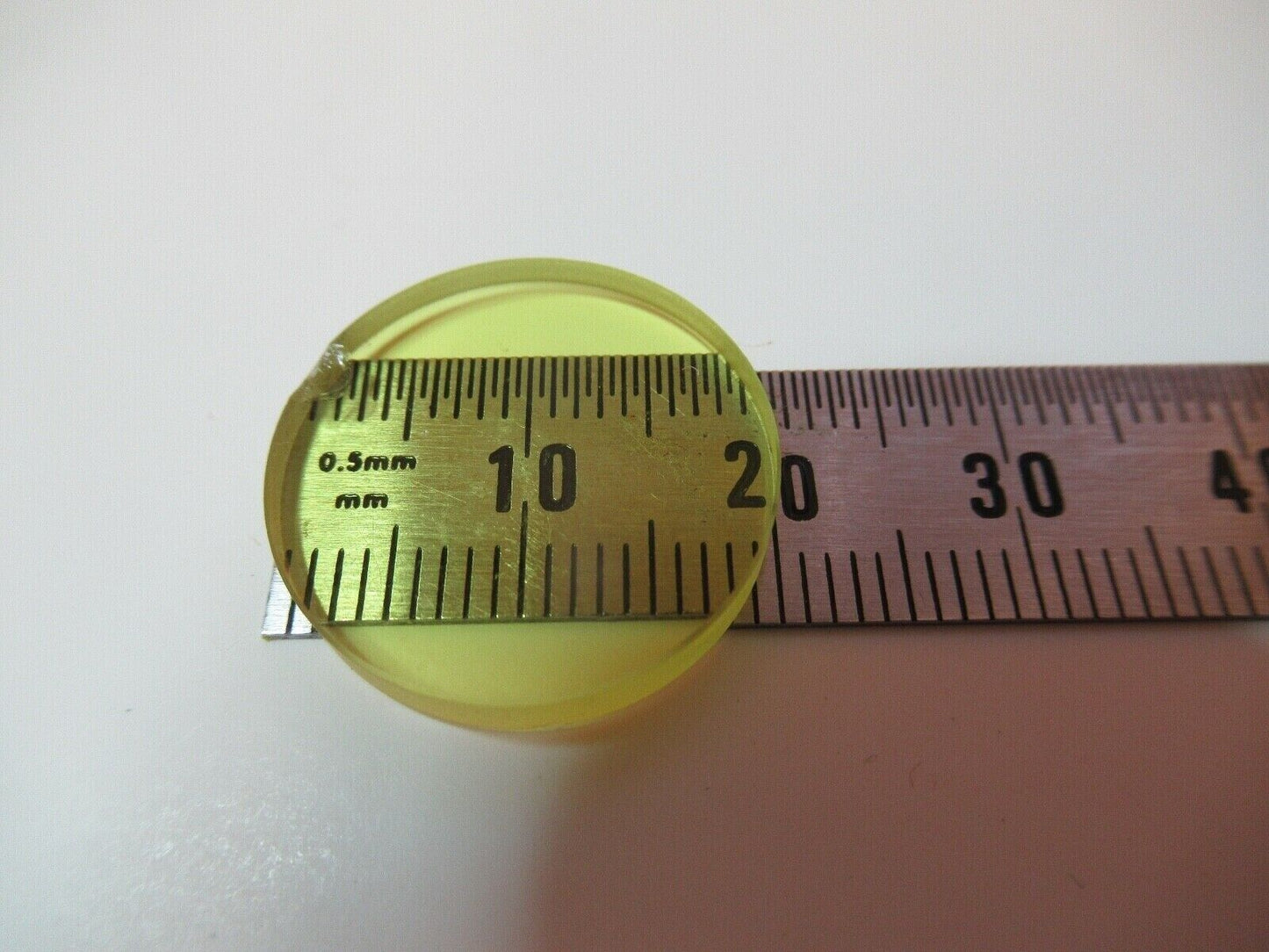 OPTICAL YELLOW FILTER OPTICS AS PICTURED &14-B-29