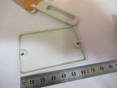 LEICA DMRB PLASTIC ACCESSORIES LOT MICROSCOPE PART AS PICTURED #P6-A-23