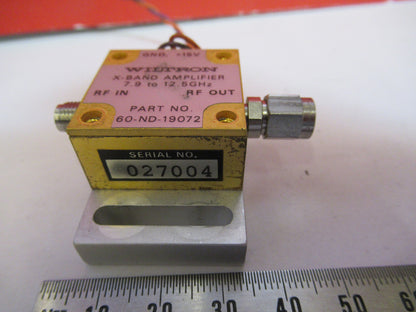 AMPLIFIER 60-ND-19072 MICROWAVE RF FREQUENCY 12 GHz WILTRON AS PIC T7-A-47