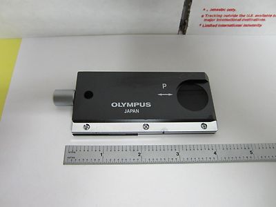 Olympus Microscope Slide Polarizer Filter Optics