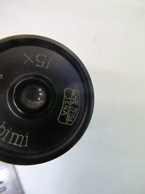 Antique Carl Zeiss AG 15X Germany Lens Eyepiece Microscope Part
