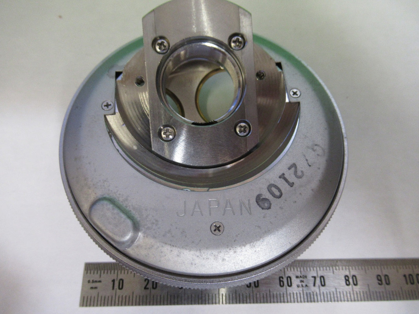 OLYMPUS JAPAN PENTA NOSEPIECE BH MICROSCOPE PART AS PICTURED Y3-B-21