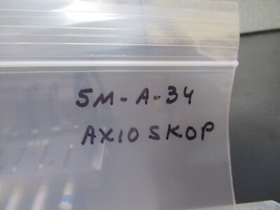 ZEISS GERMANY AXIOSKOP 451455 FILTER ASSEMB MICROSCOPE PART AS PICTURED &5M-A-34