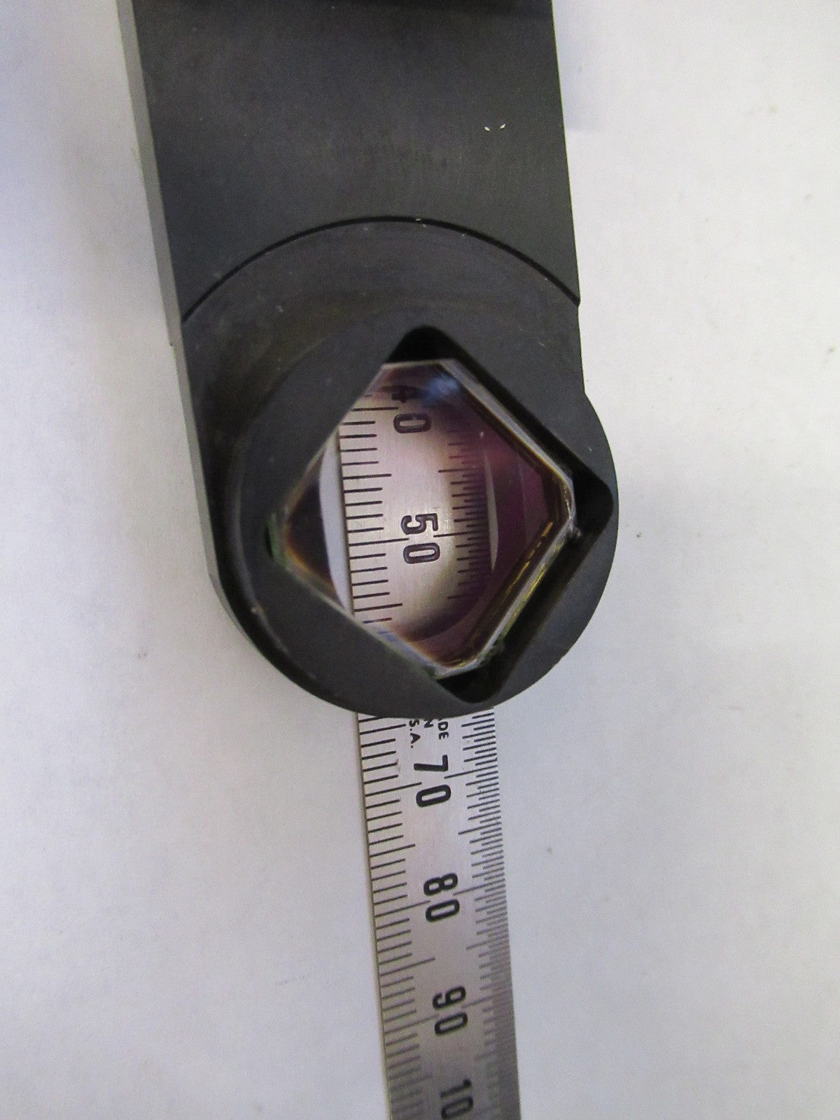 AUS JENA GERMANY DIC LENS MOUNTED POLARIZER MICROSCOPE PART AS PICTURED V8-B-06