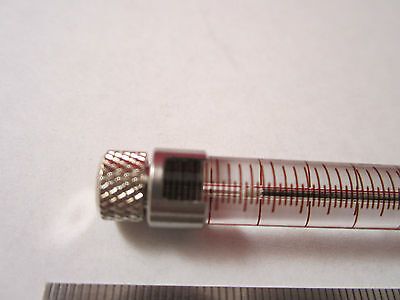 HAMILTON GLASS SYRINGE 0.05 ml GAS CHROMATOGRAPHY BIN#1C
