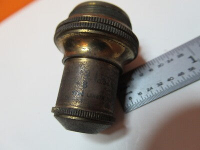 Antique Bausch & Lomb Brass Objective 2/3 Microscope Part