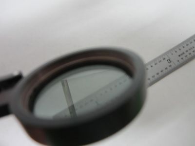 MICROSCOPE PART POLARIZER UNMOUNTED OPTICS AS IS BIN#R8-20